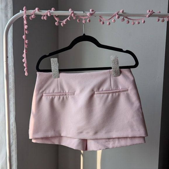 Zara Pink Mini Skort - Picture 2 of 5